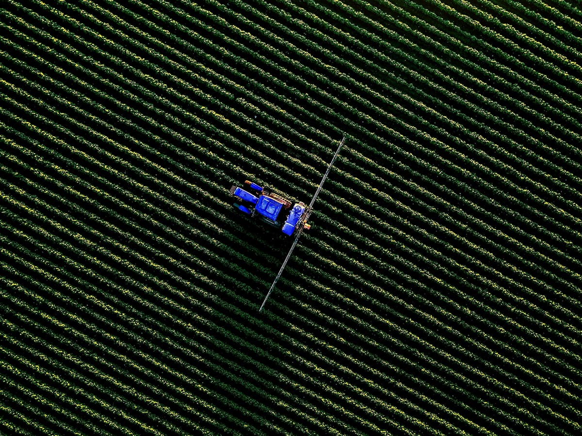 spraying